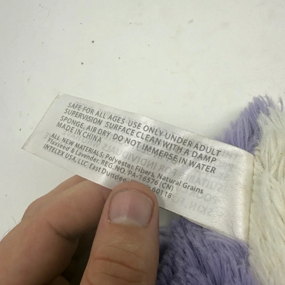 Warmies Microwavable Plush Dinosaur Set Purple and Teal Lavender Weighted
